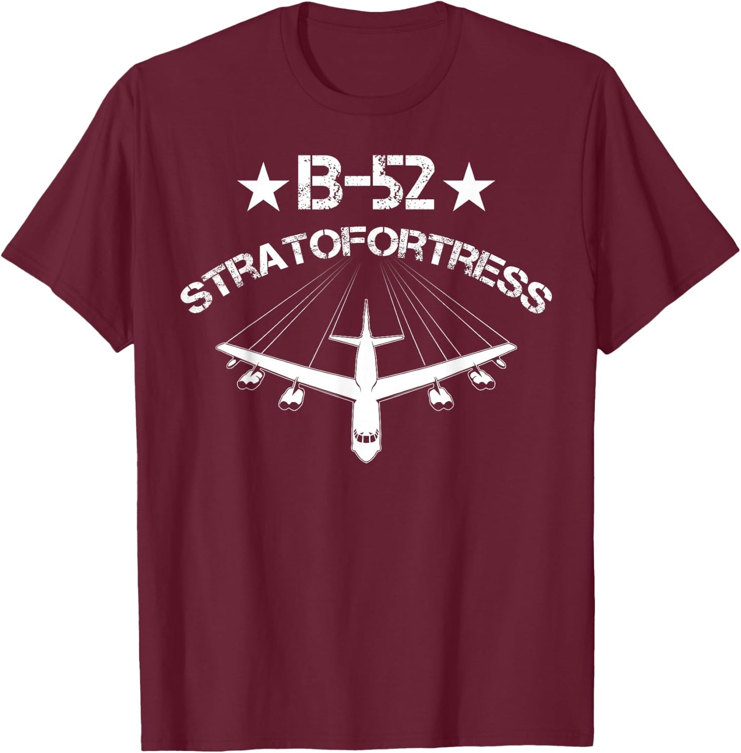 Cool B-52 Stratofortress | Funny US Bomber Air Force Gift T-Shirt - T-Shirt | Maroon