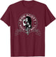 Bon Scott Rock n' Roll Lion Shield T-Shirt - T-Shirt | Maroon