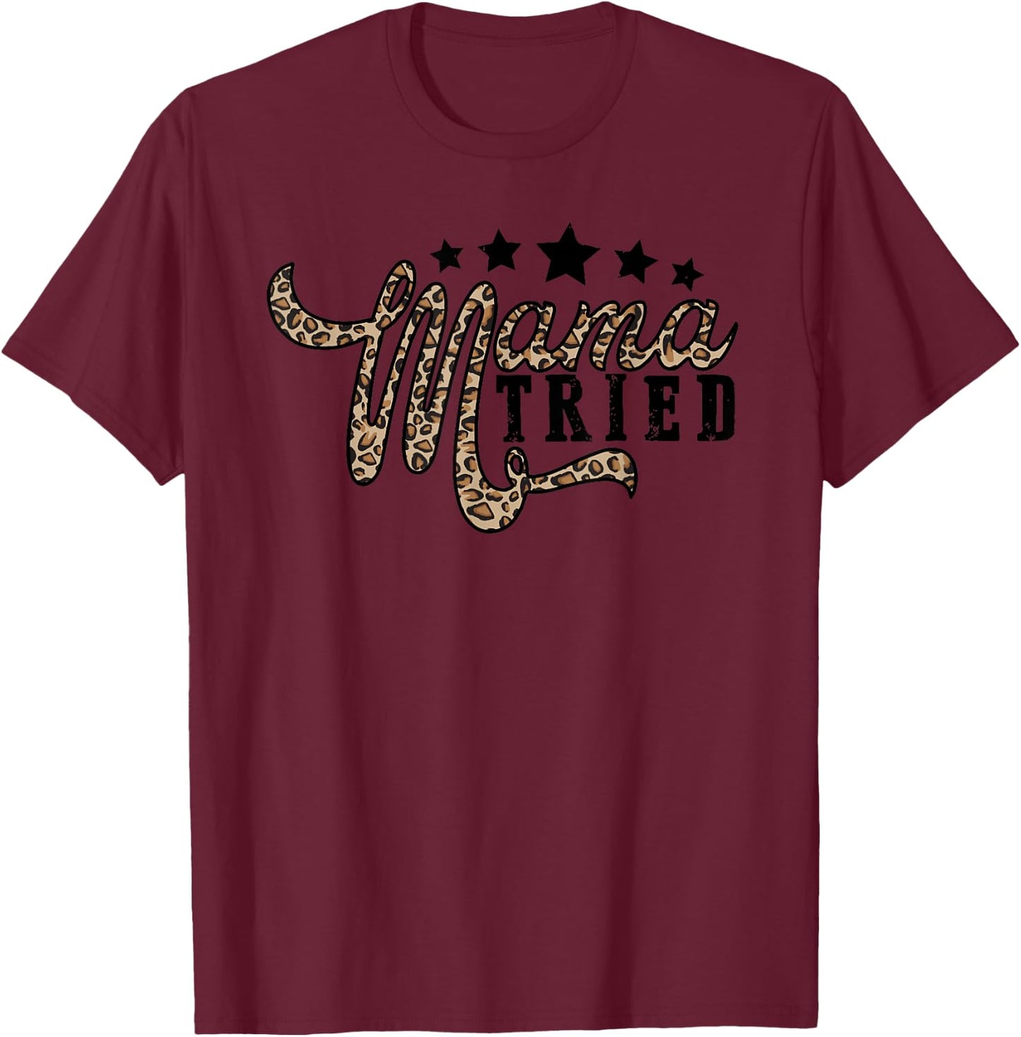 VINTAGE Mama Tried Country Outlaw Music T-Shirt - T-Shirt | Maroon