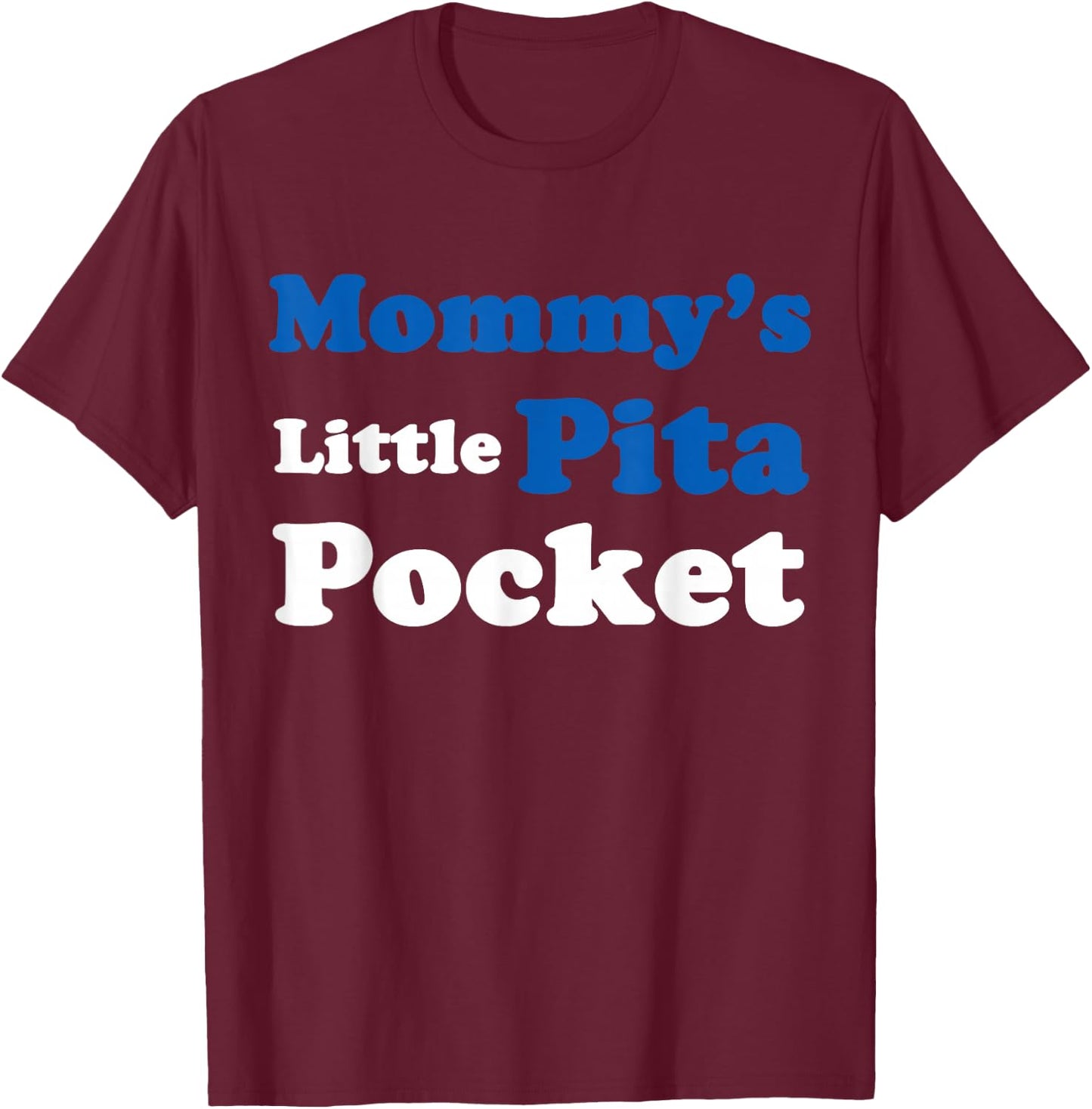 Mommy's Little Pita Pocket Greece T-Shirt - T-Shirt | Maroon