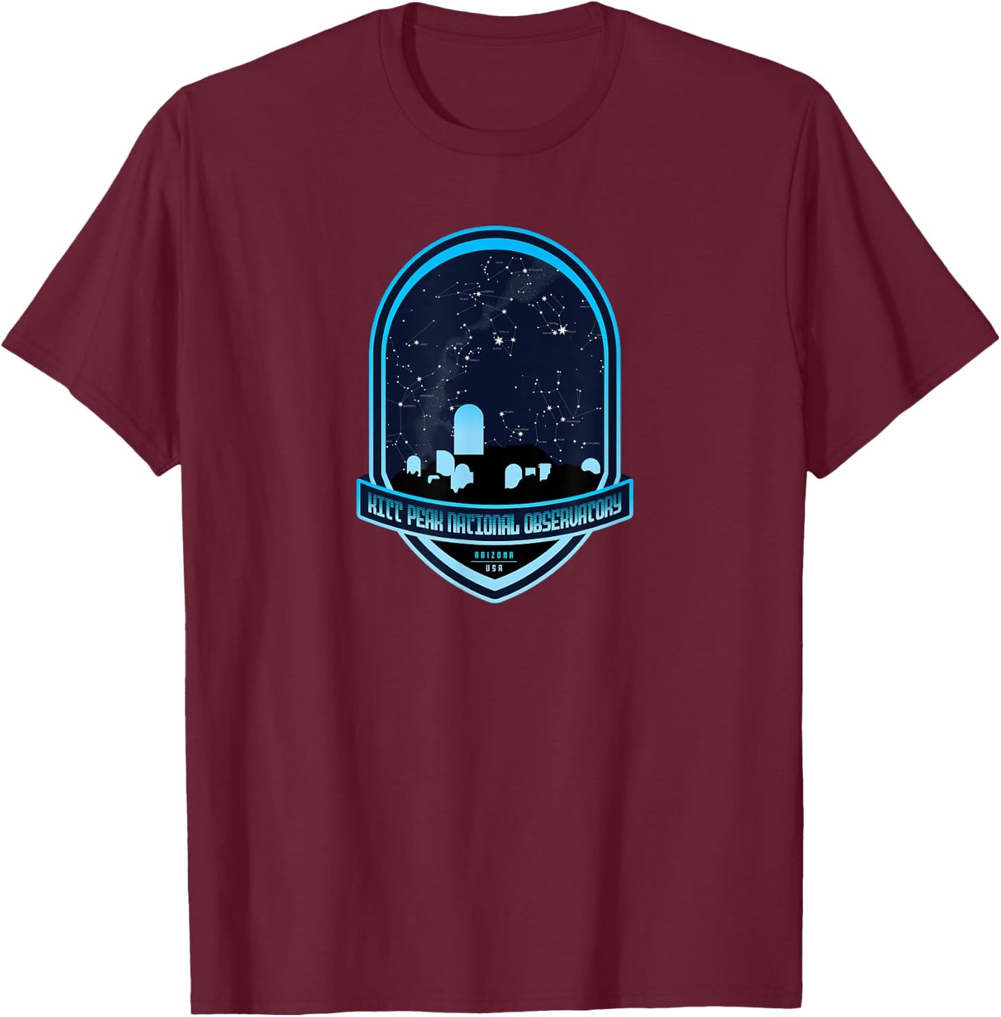 Kitt Peak National Observatory - Arizona, USA T-Shirt - T-Shirt | Maroon