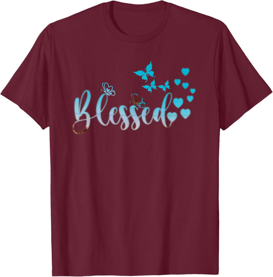 Blessed Beyond Measure Christian Faith T-Shirt - T-Shirt | Maroon