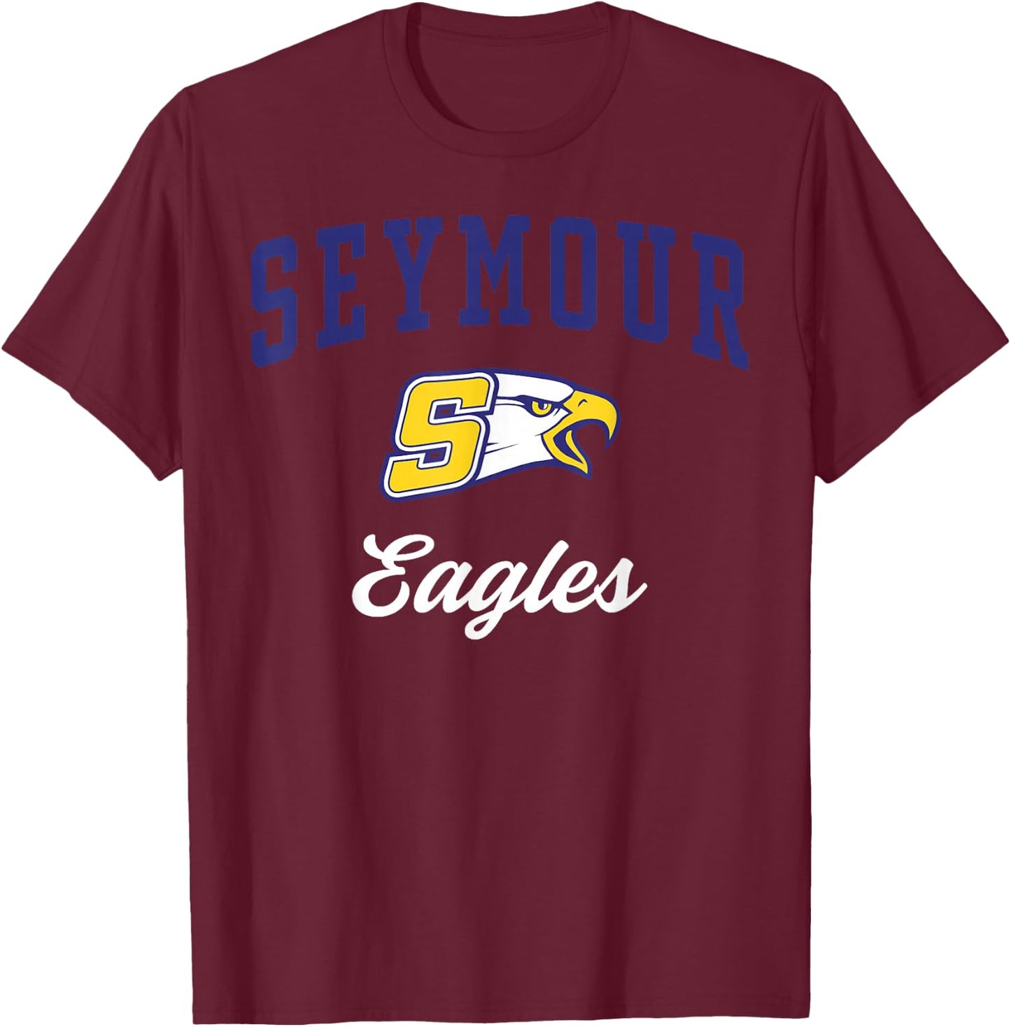 Seymour High School Eagles T-Shirt - T-Shirt | Maroon