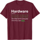 Programmer Developer - Code Nerd Geek Computer Scientist T-Shirt - T-Shirt | Maroon