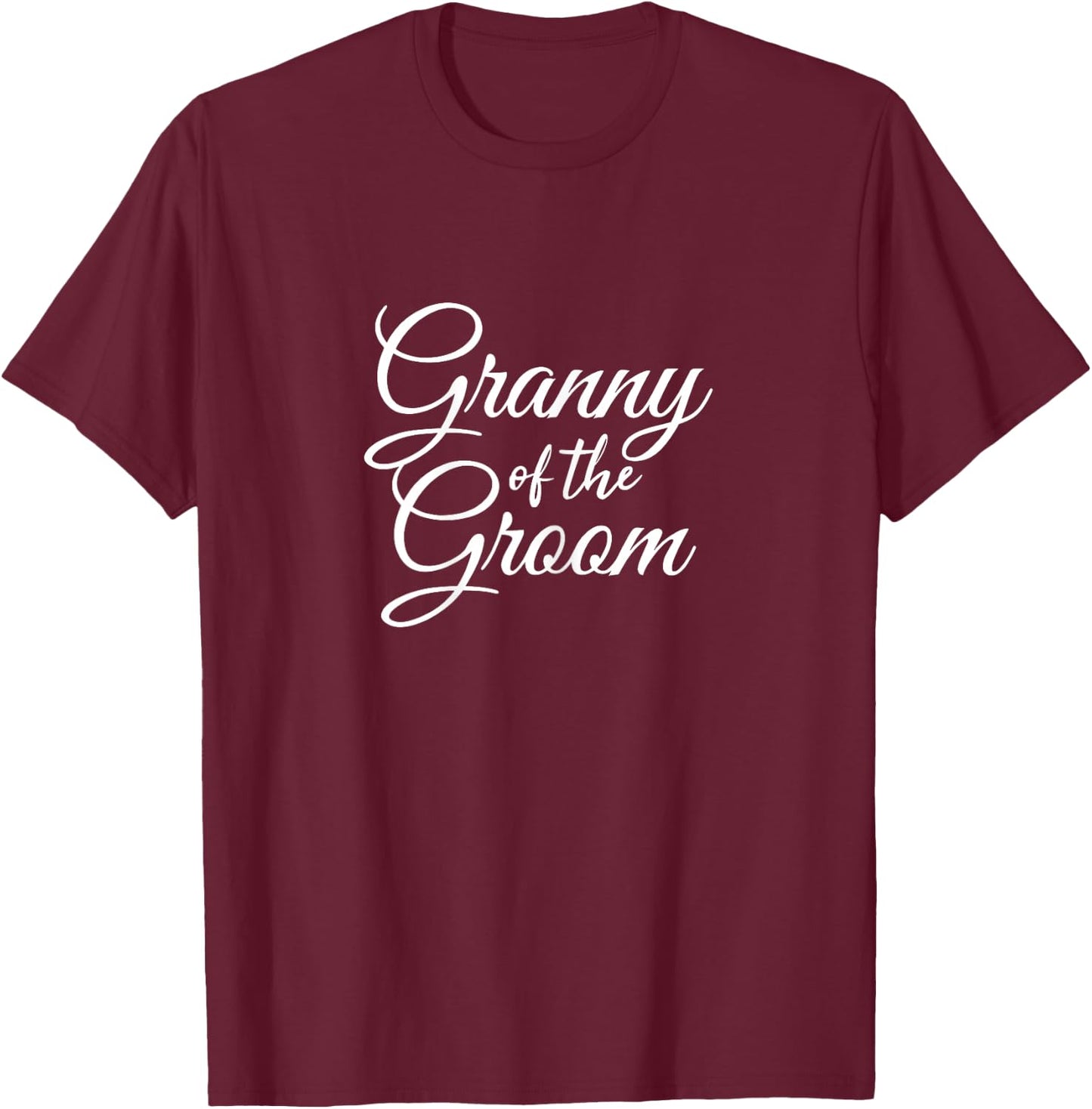 Granny Of The Groom Women's T-Shirt - T-Shirt | Maroon