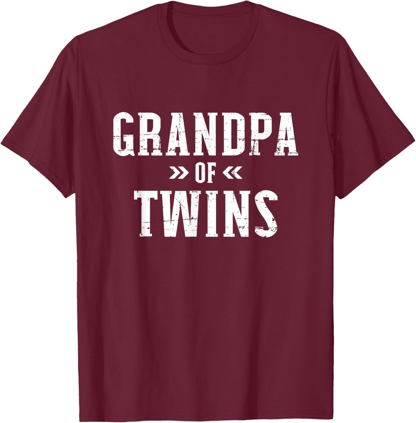 Grandpa of twins T-Shirt - T-Shirt | Maroon