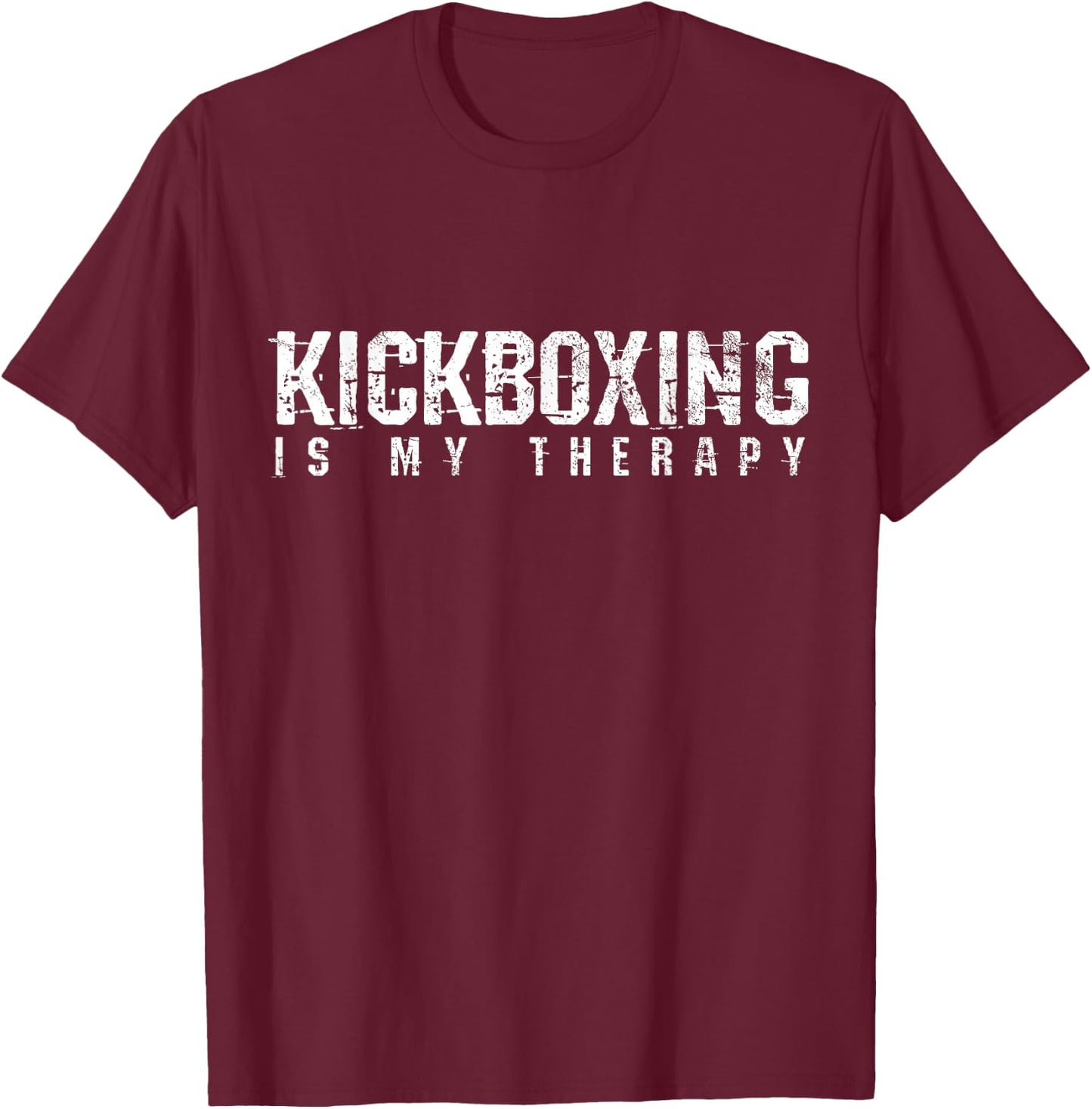 Kickboxing Boxing Material Arts Gift T-Shirt - T-Shirt | Maroon