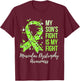 My Son’s Fight Is My Fight Muscular Dystrophy Awareness T-Shirt - T-Shirt | Maroon