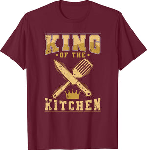 King Of The Kitchen T-Shirt - T-Shirt | Maroon