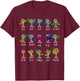 Funny Algebra Dance Function Math Teacher Geek Gift Small T-Shirt - T-Shirt | Maroon