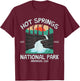 Hot Springs US National Park Arkansas Gift T-Shirt - T-Shirt | Maroon