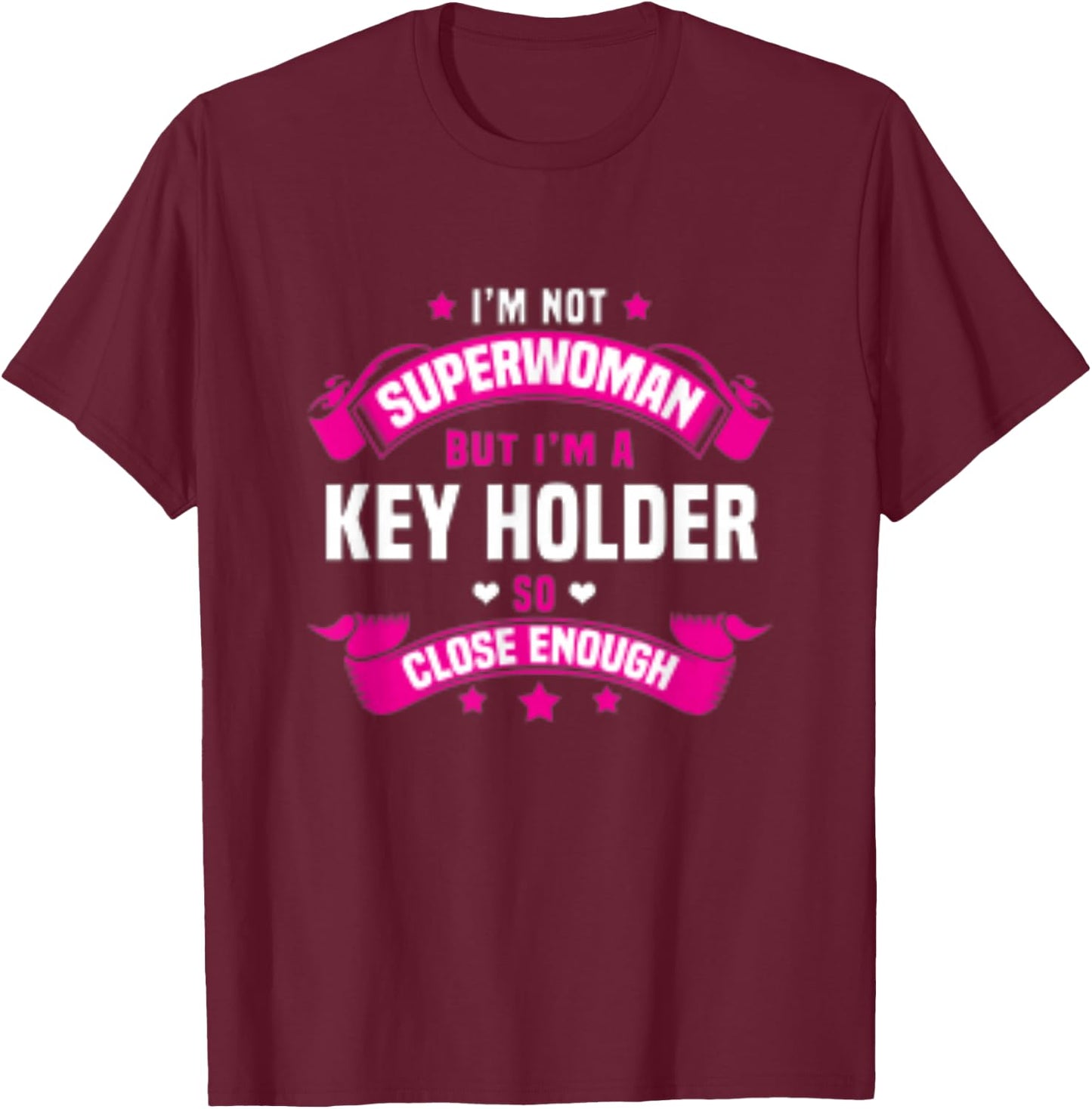 Key Holder T-Shirt - T-Shirt | Maroon