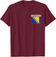 Bosnia and Herzegovina Flag Patriotic National Souvenir T-Shirt - T-Shirt | Maroon