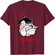 New York Hardcore Bulldog Hooligan Street Punk Revolution Women T-Shirt - T-Shirt | Maroon