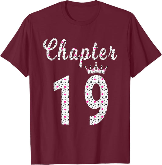 19th Birthday T-Shirt - T-Shirt | Maroon