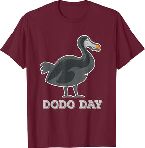 Dodo Bird - Funny Dodo T-Shirt - T-Shirt | Maroon