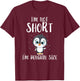I'm Not Short I'm Penguin Sized Penguin T-Shirt - T-Shirt | Maroon