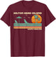 Vintage Family Vacation South Carolina Hilton Head Island T-Shirt - T-Shirt | Maroon