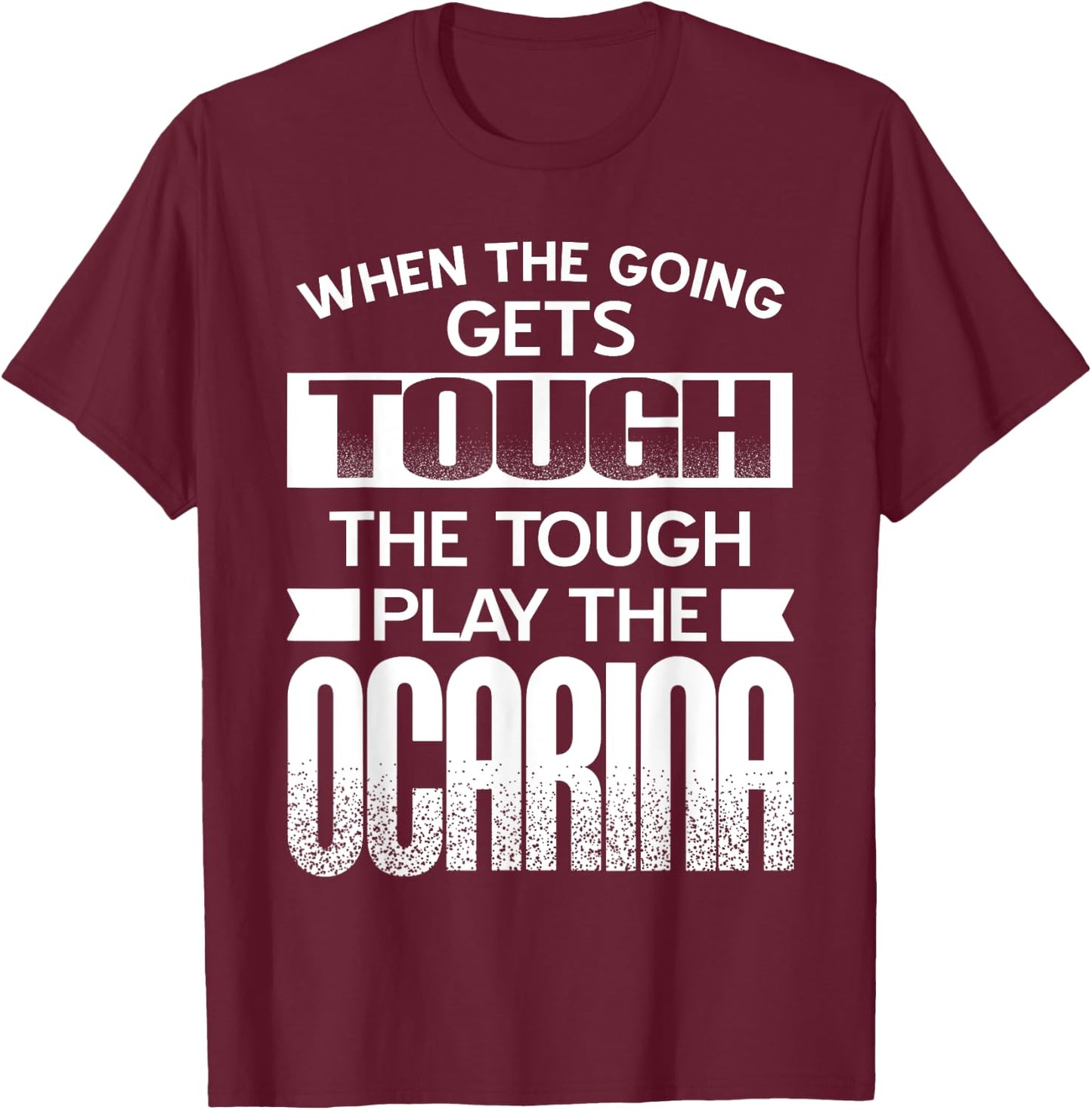 Play the ocarina T-Shirt - T-Shirt | Maroon