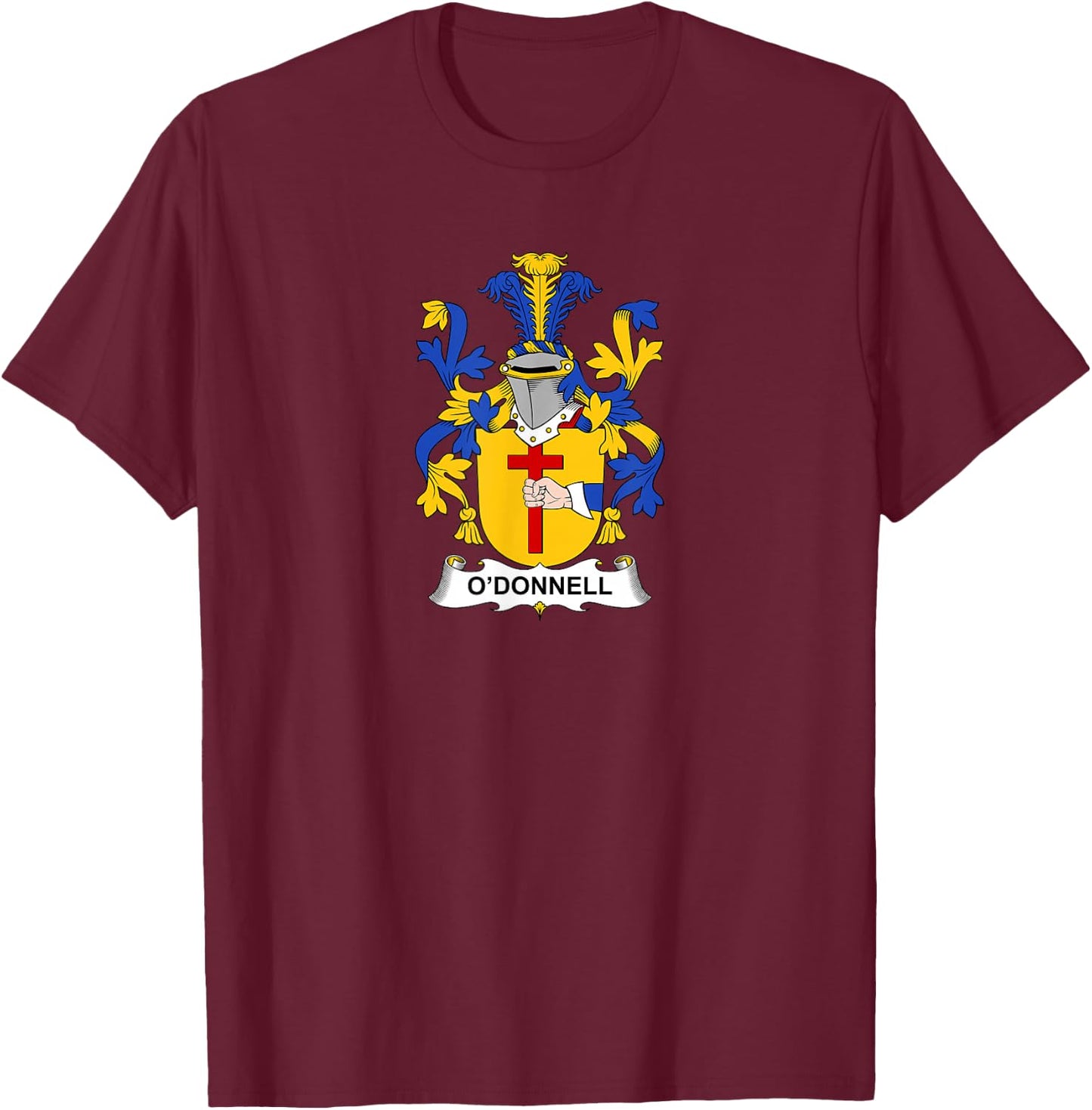 O'Donnell Coat of Arms - Family Crest T-Shirt - T-Shirt | Maroon