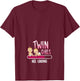 Twin Girls are loading T Shirt Pregnancy Announcement Gift T-Shirt - T-Shirt | Maroon