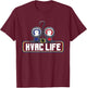 Manifold Gauge HVAC Life Technician Refrigeration T-Shirt - T-Shirt | Maroon