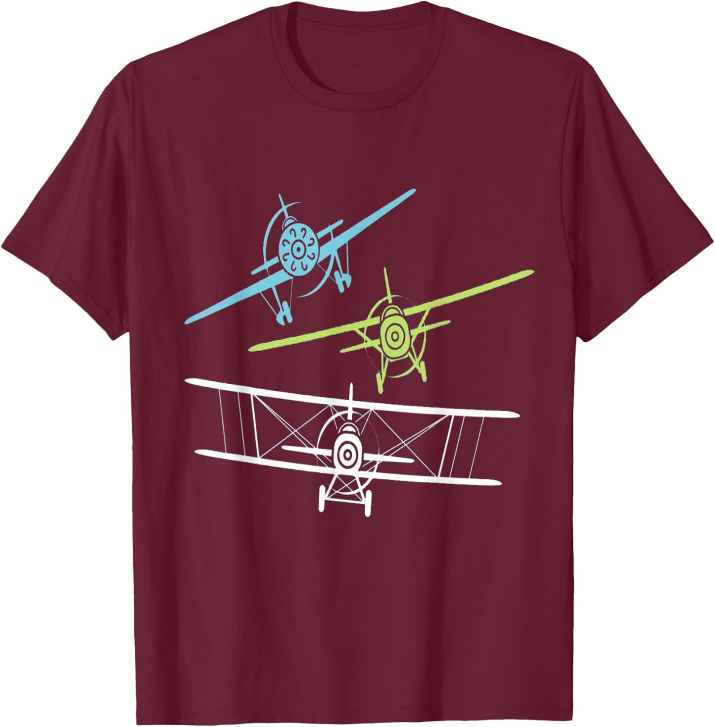 Airplane shirt, pilot shirt, pilot aviation, kids pilot T-Shirt - T-Shirt | Maroon