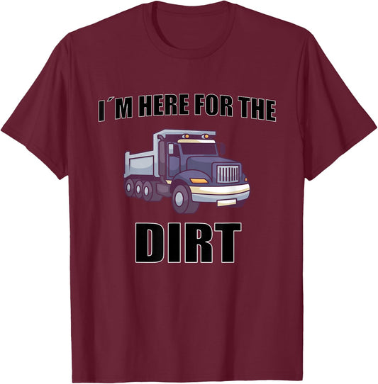 Dump Truck T-Shirt - T-Shirt | Maroon
