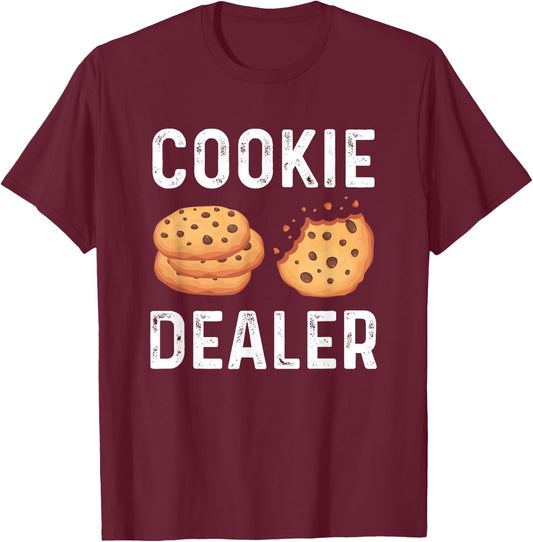 Cookie Dealer - Cookie Lover Cookie Baker T-Shirt - T-Shirt | Maroon