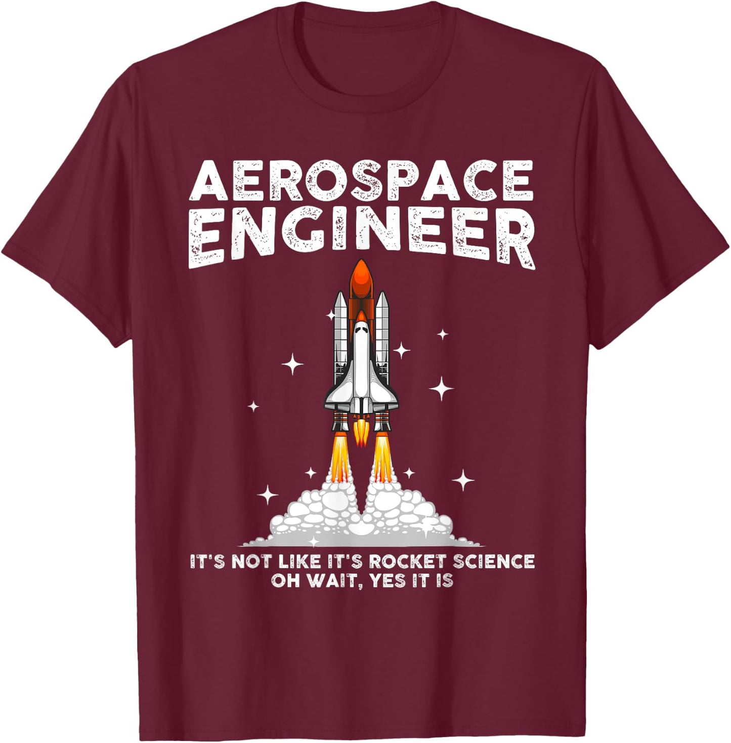 Cool Aerospace Engineer Women Aerospace Engineering T-Shirt - T-Shirt | Maroon