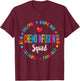Chemo Infusion Squad Future Oncology Nurse Nursing School T-Shirt - T-Shirt | Maroon