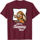 official sleeping Shirt cute Rabbit bunny sleep nightgown T-Shirt - T-Shirt | Maroon