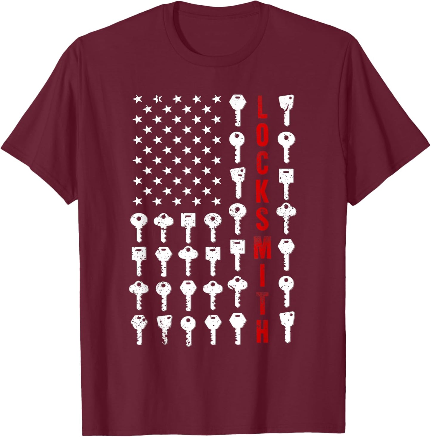 Funny Locksmith Art Women Professional Lock Picker T-Shirt - T-Shirt | Maroon