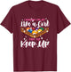 Funny Pool Lover Graphic and Girls Billiard Player T-Shirt - T-Shirt | Maroon