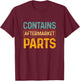 Bionic Aftermarket Parts Design - Knee and Hip Replacement Small T-Shirt - T-Shirt | Maroon