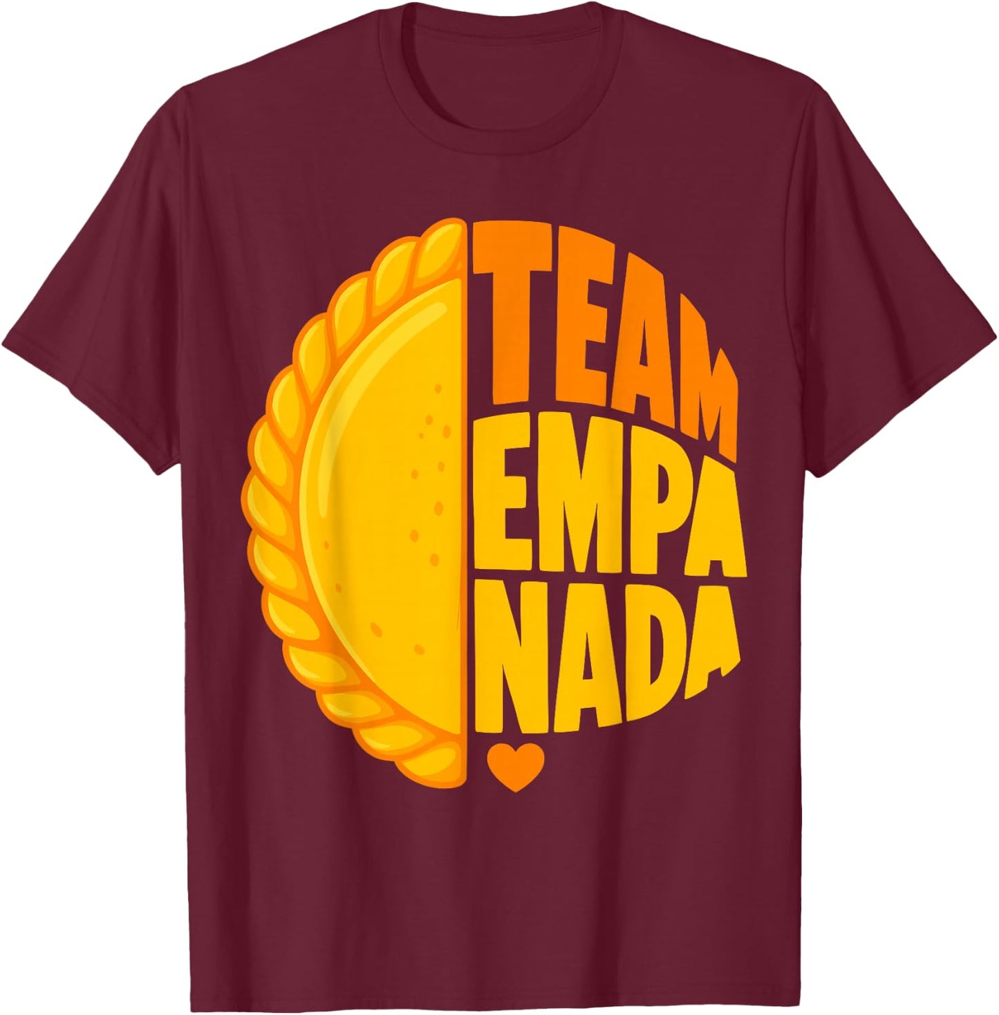 Empanada Snack Latino Food T-Shirt - T-Shirt | Maroon