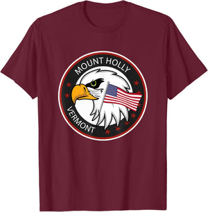 Mount Holly VT Vermont T-Shirt - T-Shirt | Maroon