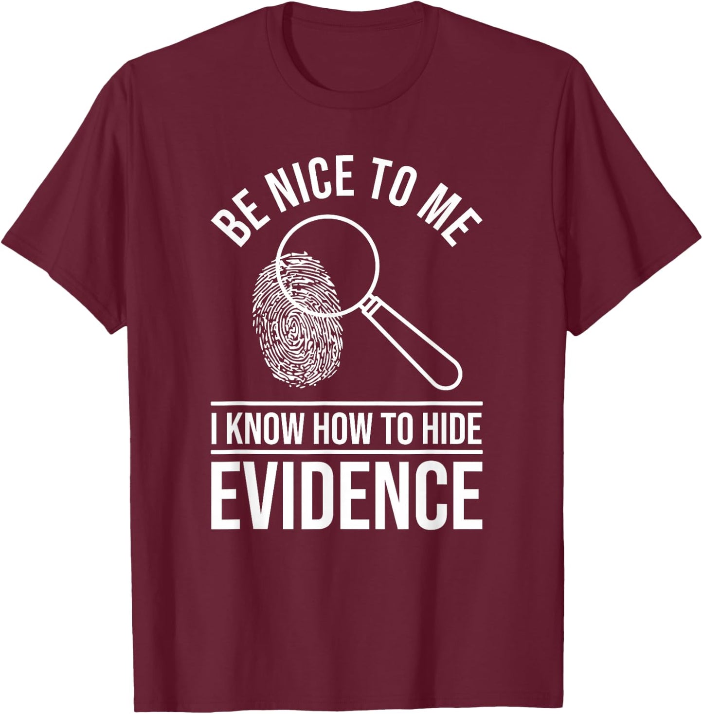 Forensic Science Investigator - Forensic Scientist Small T-Shirt - T-Shirt | Maroon