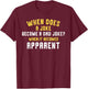 Funny Daddy Puns When Does A Joke Become A Dad Joke T-Shirt - T-Shirt | Maroon