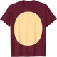 Bear Belly Halloween Costume Funny Adults Kids T-Shirt - T-Shirt | Maroon