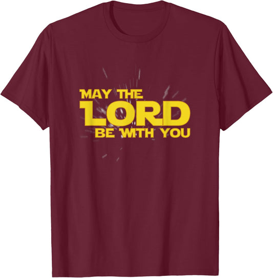 May the Lord Be With You - Pastor Gift - Christian Faith T-Shirt - T-Shirt | Maroon