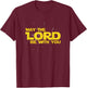 May the Lord Be With You - Pastor Gift - Christian Faith T-Shirt - T-Shirt | Maroon