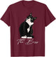 Boss Tuxedo Cat Lovers Funny Shirt for Mom Dad Gift T-Shirt - T-Shirt | Maroon
