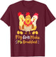 Chickens Funny Chicken Farmer My Girls Make Me Breakfast T-Shirt - T-Shirt | Maroon