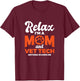 Mom And Vet Tech Mother Animals Vet Tech T-Shirt - T-Shirt | Maroon
