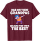 Dab on them Grandpas because this one is the Best Grandpa T-Shirt - T-Shirt | Maroon