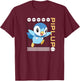Pokemon Piplup , Blue, Small T-Shirt - T-Shirt | Maroon