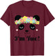 2nd Birthday Panda 2 Year Old Girl T-Shirt - T-Shirt | Maroon