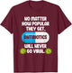 Science Antibiotics Funny Microbiologist Pharmacist T-Shirt - T-Shirt | Maroon