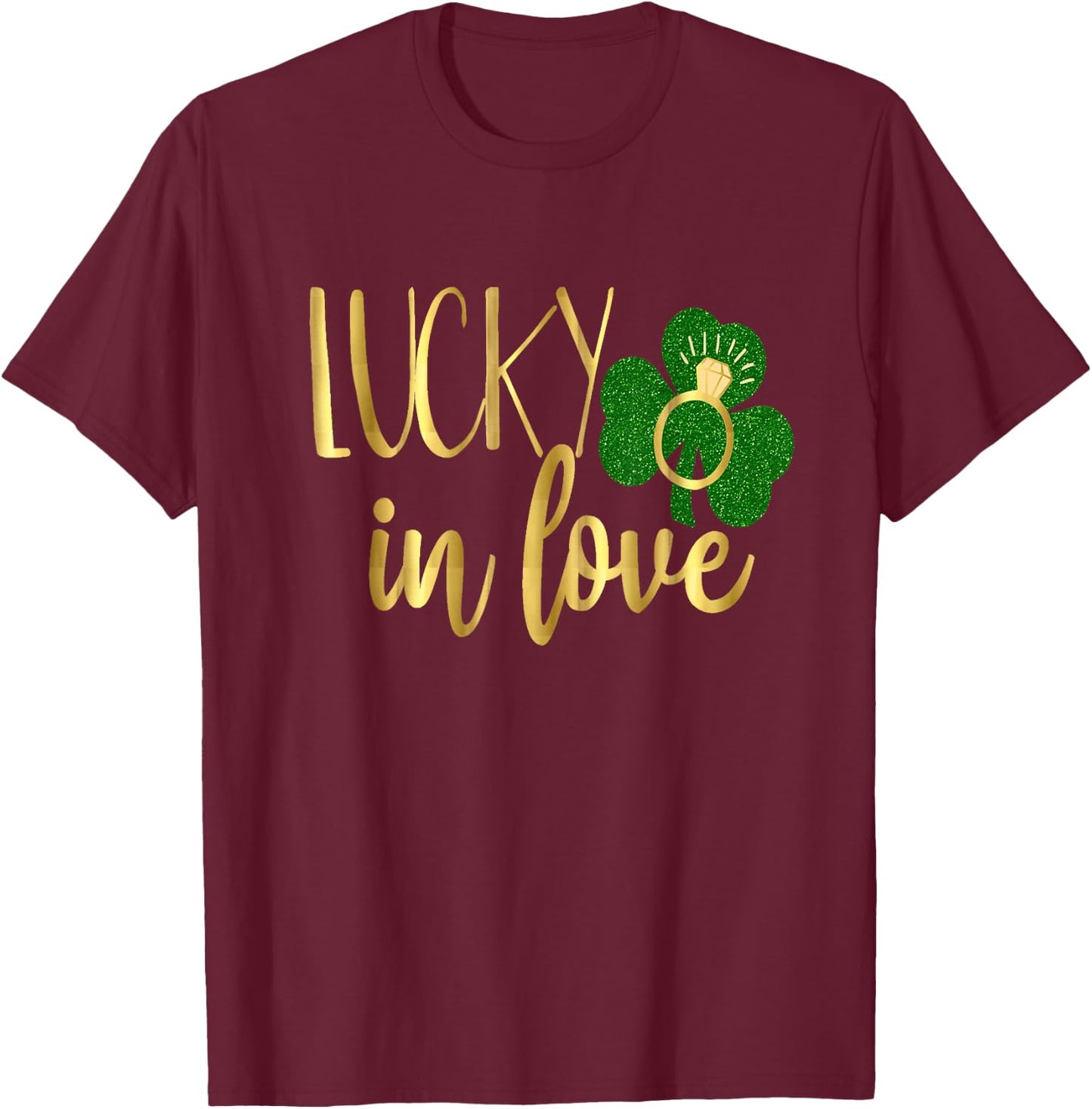 Irish Bride Shirt Matching Lucky Bachelorette Wedding Bridal T-Shirt - T-Shirt | Maroon